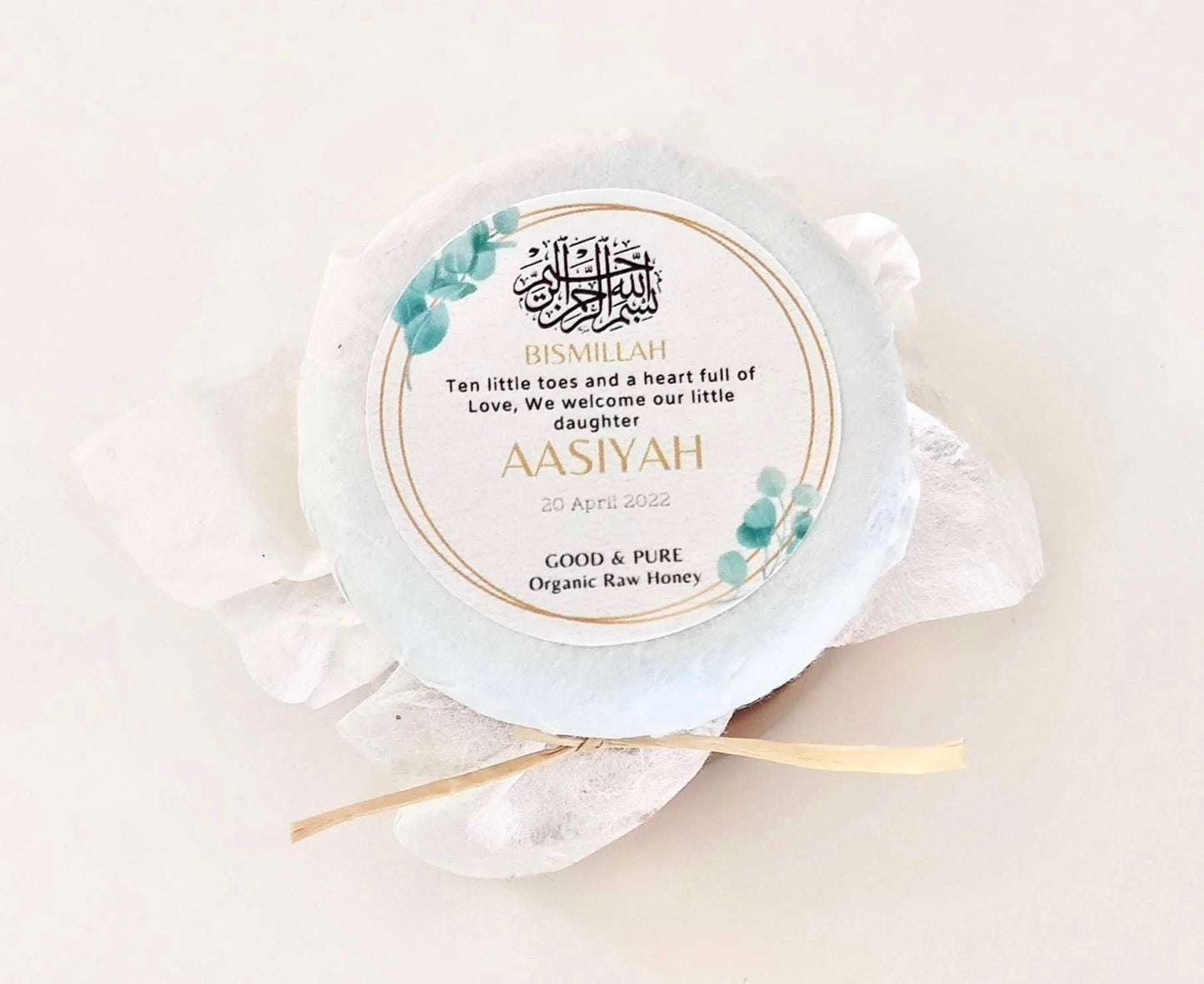 Organic Raw Honey (Mini Guest Favors)