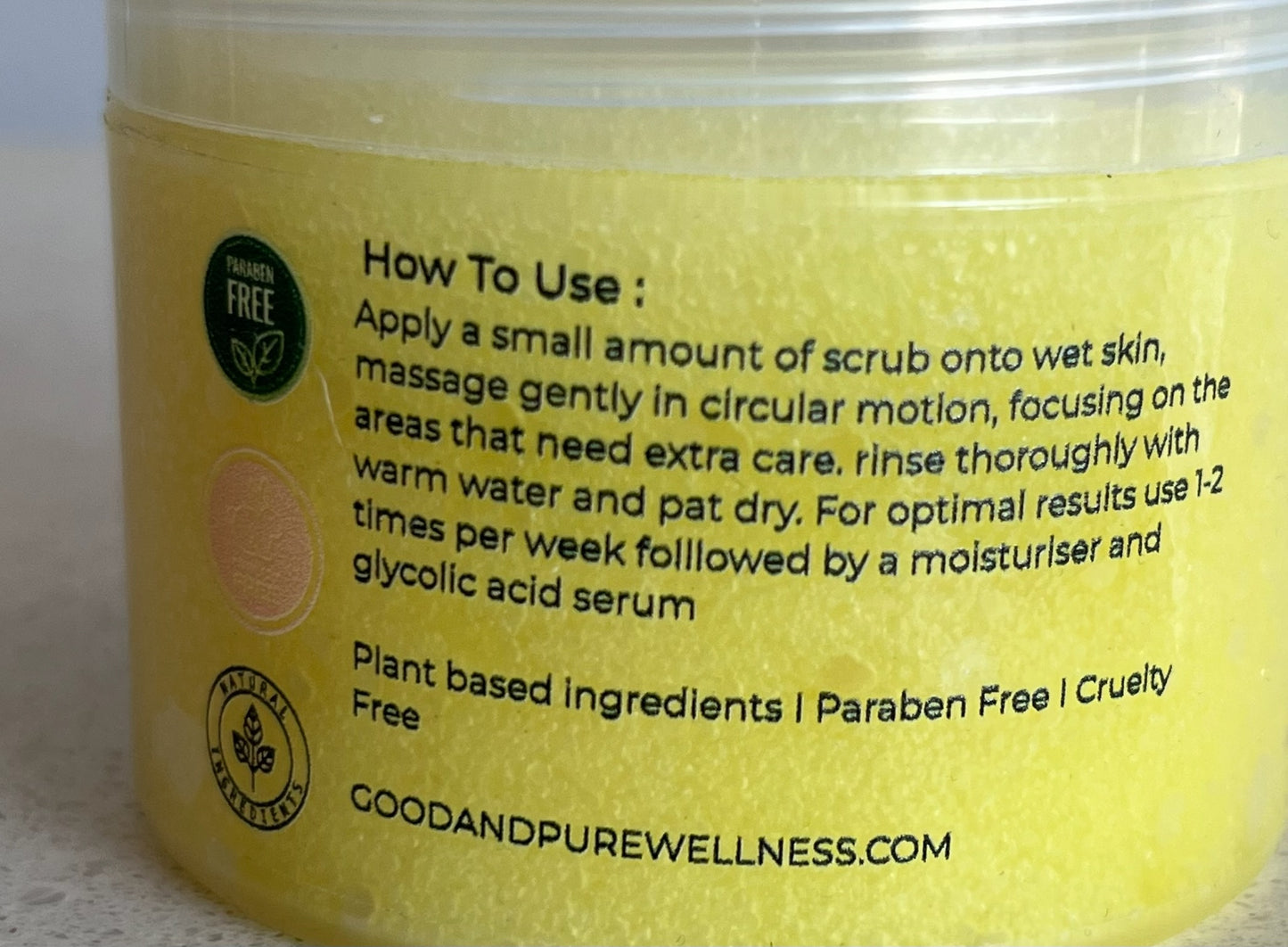 Tumeric & Kojic Body Exfoliator 180ml