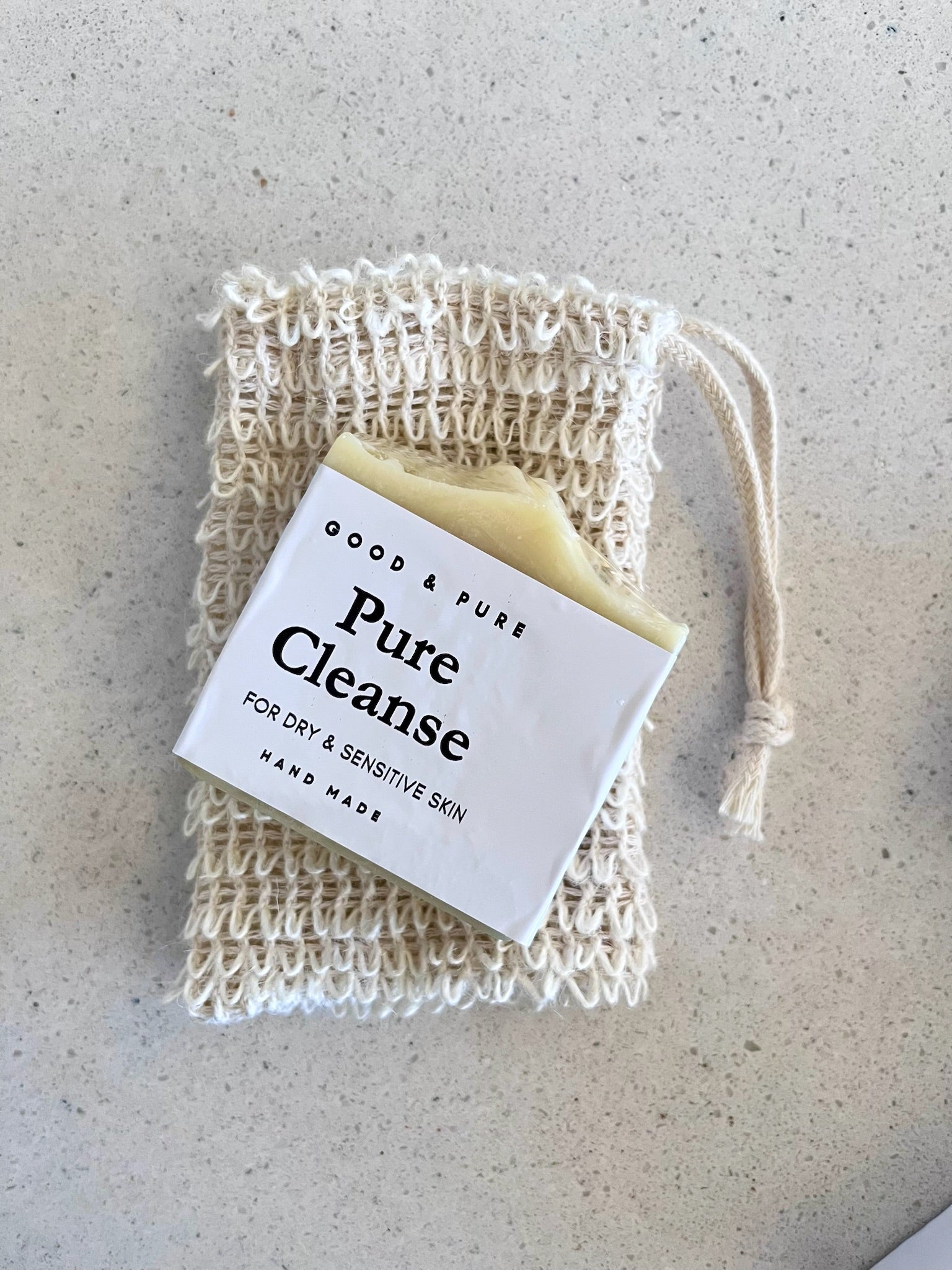 Natural Sisal Soap Saver Bag