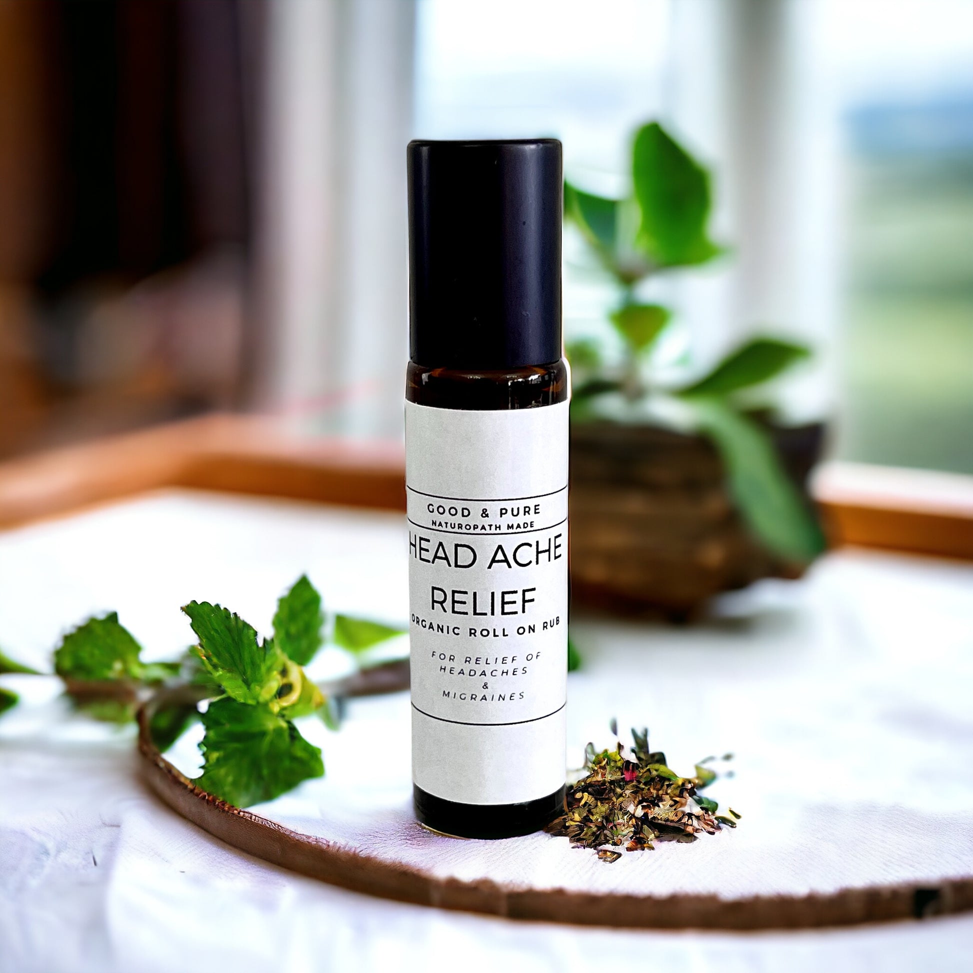 Head Ache Relief Organic Roll on Rub