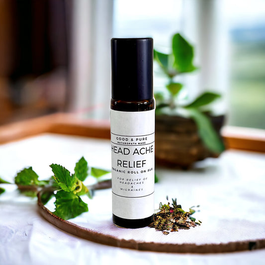 Head – Ache Relief Organic Roll on Rub