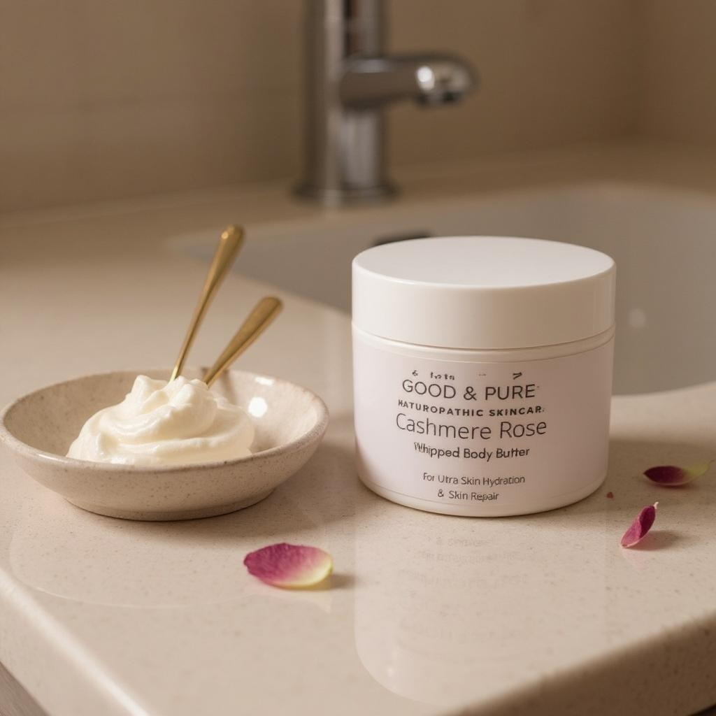 Cashmere Rosé Whipped Body Butter – Good & Pure Naturopathic Skincare ...