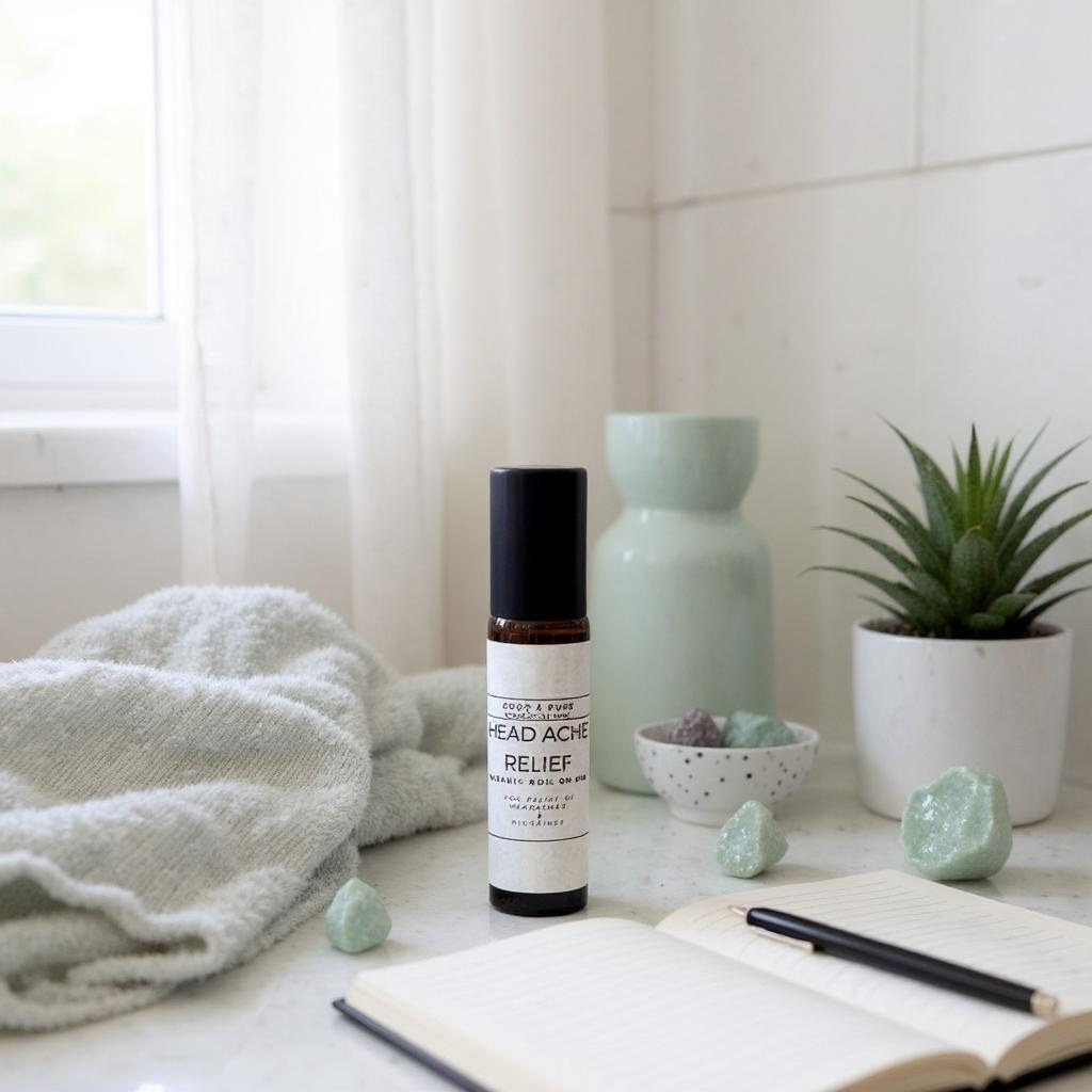 Head Ache Relief Organic Roll on Rub