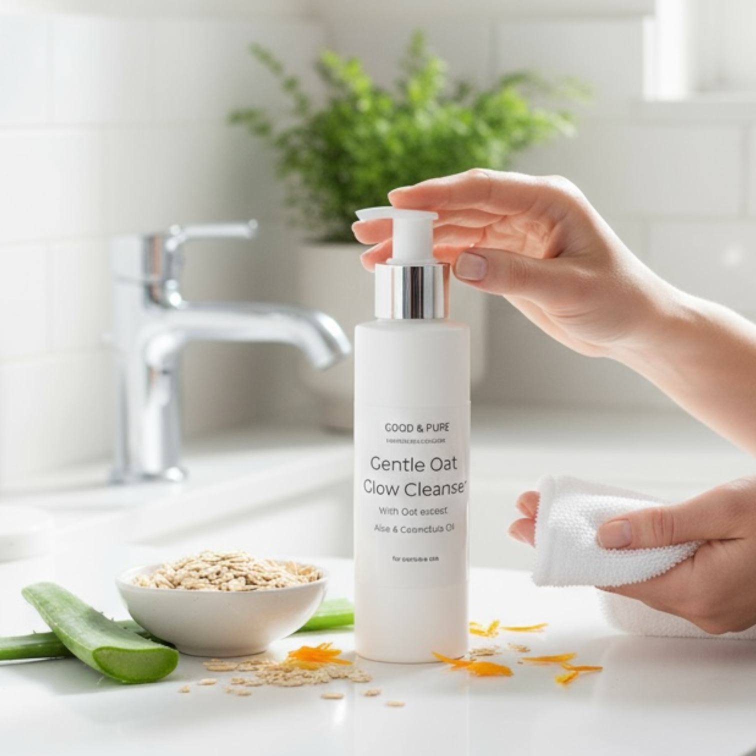 Gentle Oat, Calendula & Aloe Cleanser 140ml